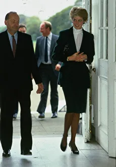Princess Diana, Princess of Wales arriiving for her visit to the Edinburgh Western Princess Diana, Princess of Wales arriiving for her visit to the Edinburgh Western