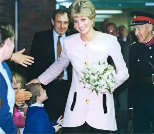 Images Dated 23rd September 1992: Princess Diana the Princess of Wales. (North East visits