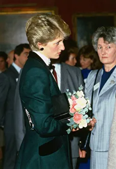 Princess Diana Princess of Wales talking to crowd during her visit to the Edinburgh Princess Diana Princess of Wales talking to crowd during her visit to the Edinburgh