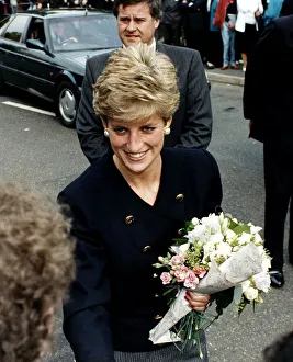 Princess Diana Royalty visits Holy Trinity St Philips Church in Dalston, London Princess Diana Royalty visits Holy Trinity St Philips Church in Dalston, London