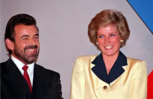 Princess Diana with Tony Jacklin at the Panasonic London Sports Personality of the Year Princess Diana with Tony Jacklin at the Panasonic London Sports Personality of the Year