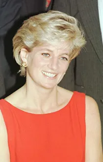 Princess Diana visits a rehabilitation centre in Ryde, Sydney during her three day fund Princess Diana visits a rehabilitation centre in Ryde, Sydney during her three day fund