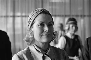 Princess Grace of Monaco arrives at Dublin Airport in Ireland Princess Grace of Monaco arrives at Dublin Airport in Ireland