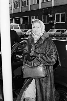 Princess Grace of Monaco at Heathrow Airport. 8th March 1981 Princess Grace of Monaco at Heathrow Airport. 8th March 1981