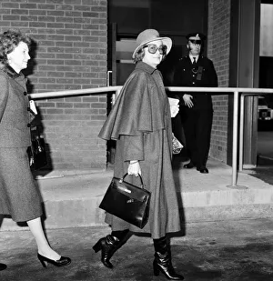 Princess Grace of Monaco at London Airport, she is on her way from Paris to the States Princess Grace of Monaco at London Airport, she is on her way from Paris to the States