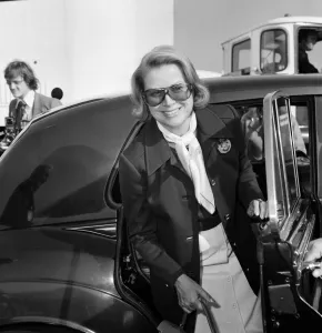 Princess Grace of Monaco at London Airport. July 1977 Princess Grace of Monaco at London Airport. July 1977
