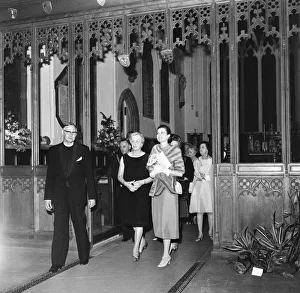 Princess Grace of Monaco, visits St Alphege Church, Solihull Princess Grace of Monaco, visits St Alphege Church, Solihull