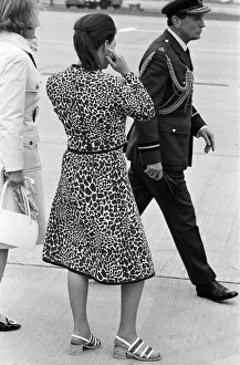 Princess Margaret arrives at Heathrow Airport from Exeter Princess Margaret arrives at Heathrow Airport from Exeter