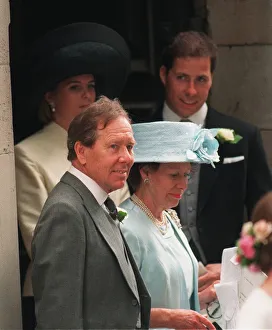 PRINCESS MARGARET AND LORD SNOWDON AS THEY ATTEND THE WEDDING OF THEIR DAUGHTER LADY PRINCESS MARGARET AND LORD SNOWDON AS THEY ATTEND THE WEDDING OF THEIR DAUGHTER LADY