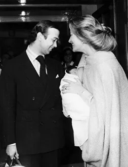 Princess Michael OF Kent presents baby son Frederick to father Prince Michael OF Kent Princess Michael OF Kent presents baby son Frederick to father Prince Michael OF Kent