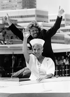 Princess Michael of Kent and Richard Branson At Tower Pier, July 1986 Princess Michael of Kent and Richard Branson At Tower Pier, July 1986