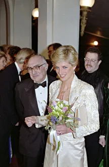 The Princess of Wales makes a solo overseas visit to the United States, February 1989 The Princess of Wales makes a solo overseas visit to the United States, February 1989