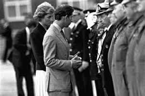 PRINCESS OF WALES AND PRINCE OF WALES DURING VISIT TO NEWCASTLE IN JULY 1981 PRINCESS OF WALES AND PRINCE OF WALES DURING VISIT TO NEWCASTLE IN JULY 1981