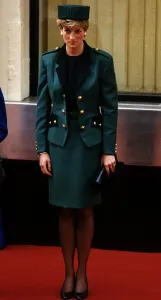 Princess of Wales waiting to greet the Italian President Senior Cossiga October Princess of Wales waiting to greet the Italian President Senior Cossiga October