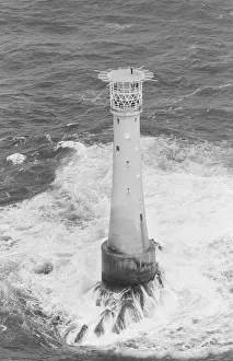Principle Lighthouse Keeper Andy Bluer on the Bishops Rock Lighthouse Principle Lighthouse Keeper Andy Bluer on the Bishops Rock Lighthouse
