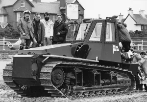 Prototype lifeboat launching tractor being tested by the Hoylake lifeboat crew Prototype lifeboat launching tractor being tested by the Hoylake lifeboat crew