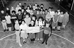 Proving they have a good head for figures are these children from Deighton Junior School Proving they have a good head for figures are these children from Deighton Junior School