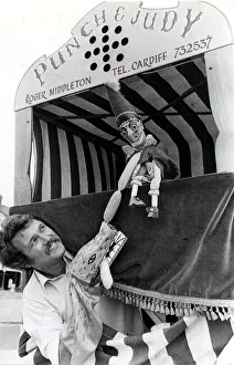Punch and Judy - Punch, the Croc and Roger indulge in a spot of aggro. 17th July 1979 Punch and Judy - Punch, the Croc and Roger indulge in a spot of aggro. 17th July 1979