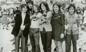 PUPILS of Cwrt Sart School, Briton Ferry, pictured on an outing to London in July 1972 PUPILS of Cwrt Sart School, Briton Ferry, pictured on an outing to London in July 1972