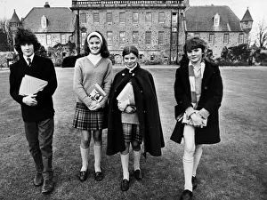 Pupils at Gordonstoun Boarding School in Morayshire Scotland 12th November 1972 Pupils at Gordonstoun Boarding School in Morayshire Scotland 12th November 1972
