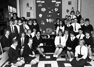 Pupils at Ian Ramsey School, Stockton, 5th October 1988 Pupils at Ian Ramsey School, Stockton, 5th October 1988