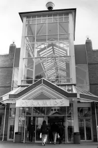 The Pyramids Shopping Centre in Birkenhead. 25th March 1991 The Pyramids Shopping Centre in Birkenhead. 25th March 1991