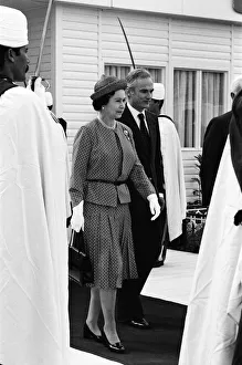 Queen Elizabeth II in Algiers, Algeria. The Queen arrives from Royal Yacht Britannia Queen Elizabeth II in Algiers, Algeria. The Queen arrives from Royal Yacht Britannia