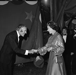 Queen Elizabeth II and Bruce Forsyth attend the Royal Windsor Big Top Show held at Billy Queen Elizabeth II and Bruce Forsyth attend the Royal Windsor Big Top Show held at Billy