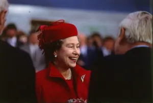 Queen Elizabeth II November 1985 on a vist to the SEC Glasgow C/T Roy:Brit Queen Elizabeth II November 1985 on a vist to the SEC Glasgow C/T Roy:Brit