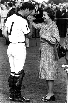 Queen Elizabeth II and Prince Charles, July 1985 Queen Elizabeth II and Prince Charles, July 1985