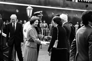 Queen Elizabeth II and Prince Philip, Duke of Edinburgh in Algiers, Algeria Queen Elizabeth II and Prince Philip, Duke of Edinburgh in Algiers, Algeria