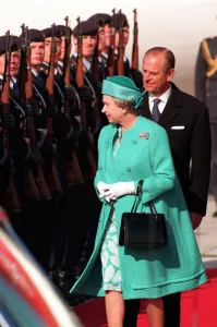 Queen Elizabeth II and Prince Philip in Germany. November 1992 Queen Elizabeth II and Prince Philip in Germany. November 1992