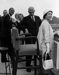 Queen Elizabeth II and Prince Philip with President and Mrs Eisenhower during their tour Queen Elizabeth II and Prince Philip with President and Mrs Eisenhower during their tour