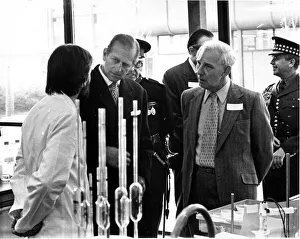 Queen Elizabeth II and Prince Philip visit Northumberland Water Authority headquarters in Queen Elizabeth II and Prince Philip visit Northumberland Water Authority headquarters in