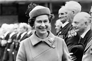 Queen Elizabeth II and Prince Philip visit Imphal Barracks in York 16th May 1983 Queen Elizabeth II and Prince Philip visit Imphal Barracks in York 16th May 1983