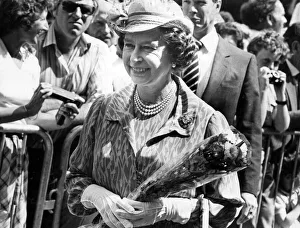Queen Elizabeth II at the Royal Welsh Show. 21st July 1983 Queen Elizabeth II at the Royal Welsh Show. 21st July 1983