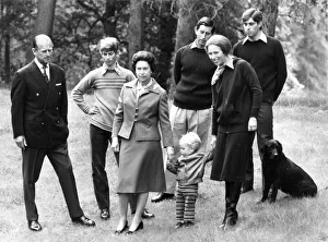 Queen Elizabeth II takes a stroll in the grounds of Balmoral Castle with Prince Philip Queen Elizabeth II takes a stroll in the grounds of Balmoral Castle with Prince Philip