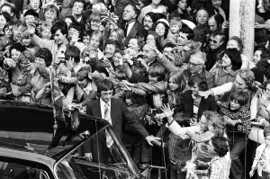 Queen Elizabeth II during her visit to Solihull during her Silver Jubilee tour Queen Elizabeth II during her visit to Solihull during her Silver Jubilee tour