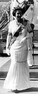 Queen Elizabeth II Visits 1977 Silver Jubilee Tour Australia at the opening of Queen Elizabeth II Visits 1977 Silver Jubilee Tour Australia at the opening of