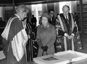 Queen Elizabeth II visits John Rylands Library, Manchester Queen Elizabeth II visits John Rylands Library, Manchester