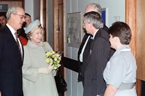 Queen Elizabeth II visits Leicester Royal Infirmary. 9th December 1993 Queen Elizabeth II visits Leicester Royal Infirmary. 9th December 1993