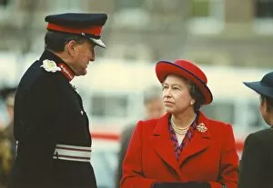 Images Dated 1st December 1990: Queen Elizabeth II visits the North East - at Gateshead Civic Centre December 1990