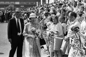 Queen Elizabeth II visits Port Sunlight as part of its 100th birthday celebrations Queen Elizabeth II visits Port Sunlight as part of its 100th birthday celebrations