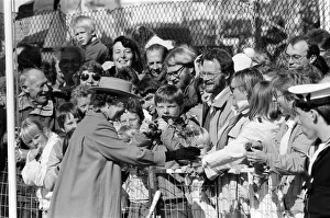 Queen Elizabeth II visits Scotland. 16th August 1986 Queen Elizabeth II visits Scotland. 16th August 1986