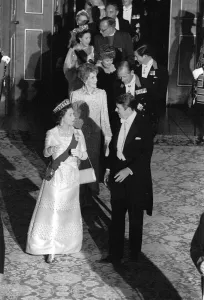 Queen Elizabeth June 1982 with American President Ronald Regan Nancy Regan Queen Elizabeth June 1982 with American President Ronald Regan Nancy Regan