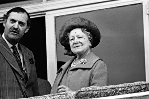 Queen Elizabeth The Queen Mother attends Cheltenham Races to watch the Gold Cup Classic Queen Elizabeth The Queen Mother attends Cheltenham Races to watch the Gold Cup Classic