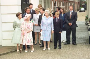 Queen Elizabeth The Queen Mother celebrates her 97th birthday with other members of Queen Elizabeth The Queen Mother celebrates her 97th birthday with other members of