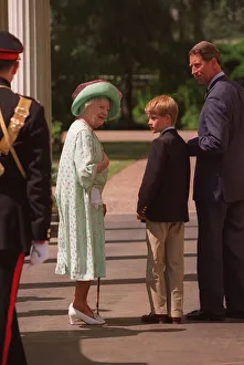 Queen Mother Birthdays August 1995 On her 90th Birthday outside Clarence House Queen Mother Birthdays August 1995 On her 90th Birthday outside Clarence House