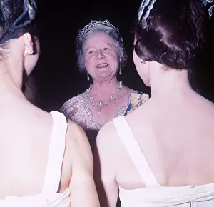 The Queen Mother at Queen Elizabeth's Silver May 1977 Gala at Royal Opera The Queen Mother at Queen Elizabeth's Silver May 1977 Gala at Royal Opera