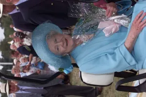 The Queen Mother at the Sandringham Flower Show 1999 The Queen Mother at the Sandringham Flower Show 1999